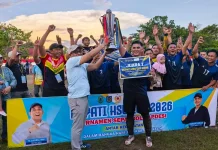 Bupati Ajak Aparatur Desa Bersatu Wujudkan "HSU Bangkit" lewat Turnamen Sepak Bola
