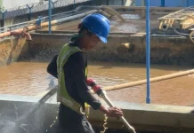 PAM Bandarmasih Lakukan Pembersihan Pulsator IPA I A Yani untuk Jaga Kualitas Air