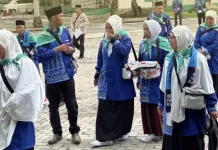 Kloter 18 Embarkasi Banjarmasin Berangkat menuju Tanah suci