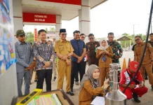 Disperindag Balangan Sidak Takaran SPBU lewat Metrologi Legal