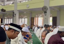 Pelaksanaan Salat Iduladha di Masjid Nurul Huda Banjarmasin