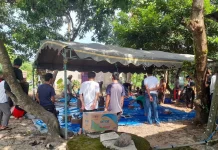 Kebersamaan Warga Warnai Ibadah Kurban di Langgar Al-Jihad Bati-Bati