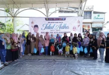 TP PKK Banjarmasin Salurkan Daging Kurban untuk Keluarga Anak Stunting