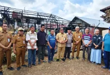 Bupati HSU Imbau Warga Tingkatkan Kewaspadaan Pascakebakaran