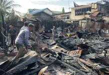 Kebakaran di Kawasan S Parman Banjarmasin, Rumah dan Sekolah Hangus Terbakar