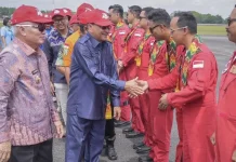 Supian HK Apresiasi Open Base Jupiter Aerobatic Team