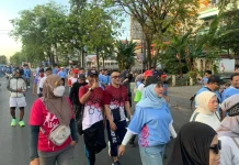 TVRI, RRI, dan ANTARA Gelar Fun Walk Promosi Siaran Piala Dunia 2026