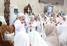 Ketua TP PKK Kalsel Bersama Masyarakat Ikuti Kajian Majelis ‎Ummul Mu’minin