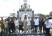 KRI HIU-634 Kawal Ekspedisi Rupiah Berdaulat ke Pulau Terluar Kalsel