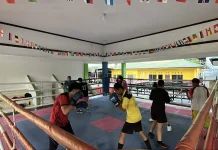 Atlet Tinju Banjarmasin Jalani Sesi Latihan Rutin, Persiapan Hadapi Kejuaraan