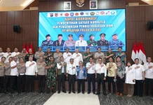 Gubernur Kalsel Muhidin Pimpin Pembentukan Satgas Karhutla dan Pengawasan BBM