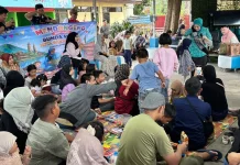 Mendongeng di Taman Jahri Saleh Bikin Orang Tua Terkesan