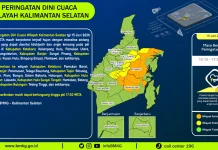 BMKG Prediksi Hujan Lebat Meluas ke Wilayah Pegunungan Meratus