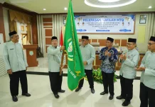 Bupati HSU Lepas 116 Kafilah MTQ Nasional Tingkat Kalsel