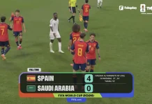 La Roja Raih Kemenangan Perdana Atas Arab Saudi, Empat Gol tanpa Balas