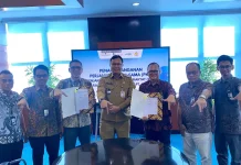 Bank Kalsel Perpanjang Kerja Sama Penjamin KUR UMKM PT Jamkrida