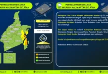 BMKG Keluarkan Peringatan Dini Hujan Lebat di Kotabaru dan Tanah Bumbu