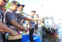 Polri Tabur Bunga di Laut, Kenang Jasa Pahlawan jelang Hari Bhayangkara ke-80