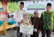 Baznas HSU Salurkan Rp58,2 Juta untuk Ratusan Anak Yatim
