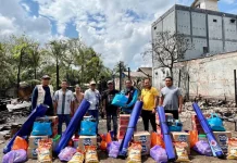 Pemkab Tanah Bumbu Salurkan Bantuan Logistik Korban Kebakaran Mekar Sari