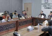 DPRD HSU Bersama Sekretariat DPRD Kalsel Bahas Kuota BBM Bersubsidi