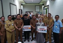 Pemko Banjarmasin Salurkan Santunan Kepada Ahli Waris Korban Jiwa Kebakaran