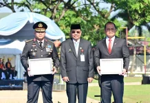 Ketua DPRD Kalsel Hadiri Upacara Peringatan Hari Bhayangkara Ke-80