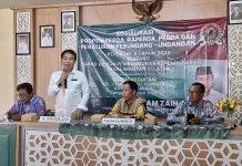 Dirham Zain Sosialisasikan Perda Grand Design Pembangunan Kependudukan