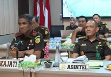 Kajati Pimpin Rapat Koordinasi Bersama Kasi Intel se Kalsel