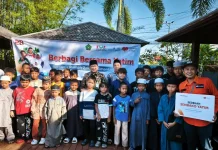 Rumah Zakat Kalsel Ajak 50 Anak Yatim Berbagi Kebahagiaan