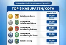 Banjarbaru Raih Peringkat Pertama IKADA BKN Terbaik se-Kalimantan