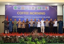 Perkuat Sinergitas, Polda Kalsel Gelar Coffee Morning Bersama Forkopimda