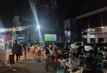 Jelang Final Piala Dunia 2026, Halaman RRI Banjarmasin Diserbu Para Pecinta Bola