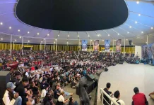 Nobar Final Piala Dunia 2026, Ribuan Pecinta Sepak Bola Padati Kawasan Tugu Nol Km