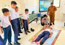 Tanamkan Mitigasi sejak Dini, BPBD Balangan Edukasi Bencana di Sekolah