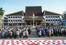 Aneh, Upacara Hari Anak Nasional di Balai Kota Banjarmasin tanpa Anak
