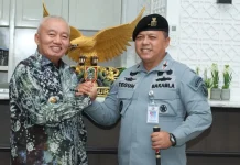Gubernur H. Muhidin Terima Kunjungan Kehormatan Bakamla RI