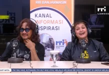 Conny Dio dan Ervin Edane Sapa Pendengar RRI Banjarmasin