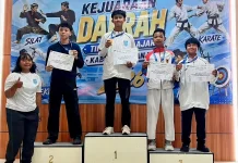Siswa SMPN 4 Martapura Raih Juara III Kejurda Karate Tingkat Pelajar Kab. Banjar