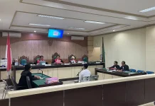 Mantan Bendahara Dinkes Tanah Laut Jalani Sidang Perdana