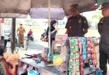 Jaga Ketertiban Pasar, Satpol PP Balangan Ajak Pedagang Tertib