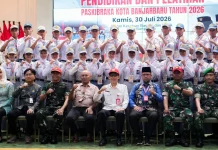 Pemkot Banjarbaru Resmi Buka Pemusatan Diklat Paskibraka Tahun 2026