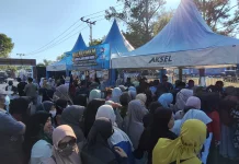 Hari Bakti TNI AU ke-79, Lanud Sjamsudin Noor Layani Ribuan Warga