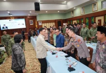 Kapolresta Banjarmasin Hadiri Kunjungan Silaturahmi Menko Polkam