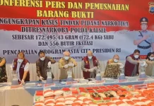 Polda Kalsel Musnahkan Ratusan Kilo Sabu dan Ratusan Butir Pil Ekstasi