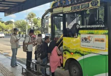Harjad Kalsel Bus Trans Banjarbakula Gratis untuk Masyarakat