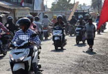 Jalan Veteran Sungai Lulut Dibuka, Pembatasan Muatan Diberlakukan