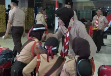 Bawa Nama Banjarmasin ke Jamnas Cibubur, Pramuka Dipesan Jaga Adat Banjar