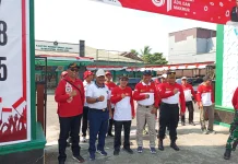 Semarak HUT Kemerdekaan RI, BNNK Tabalong Ikuti Napak Tilas Perjuangan