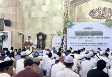 Ribuan Jemaah Hadiri Tabligh Akbar Menag RI di Masjid Raya Sabilal Muhtadin